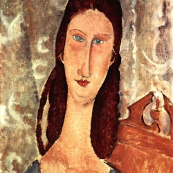 Modigliani - Portrait of Jeanne Hebuterne -2-